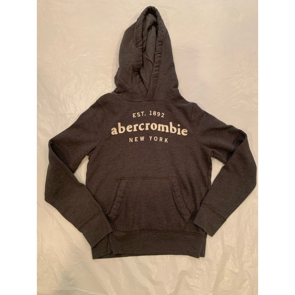 Abercrombie Kids Hoodie Boys Size XL Grey